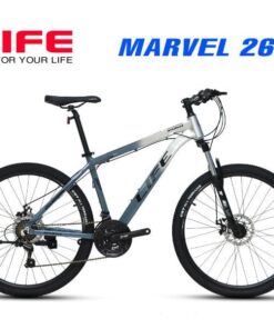 Xe đạp địa hình Life Marvel 26 hàng chính hãng giảm giá 200k 17 Xe đạp Life Marvel 26 Màu Bạc Xanh