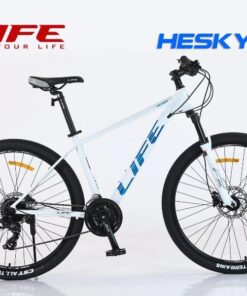 Xe đạp địa Hình Life Hesky Trắng Xanh