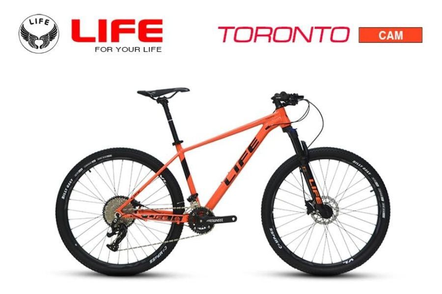 Xe đạp địa hình Life Toronto chất giảm giá 350K 41 Xe đạp địa Hình Life Toronto Màu Cam