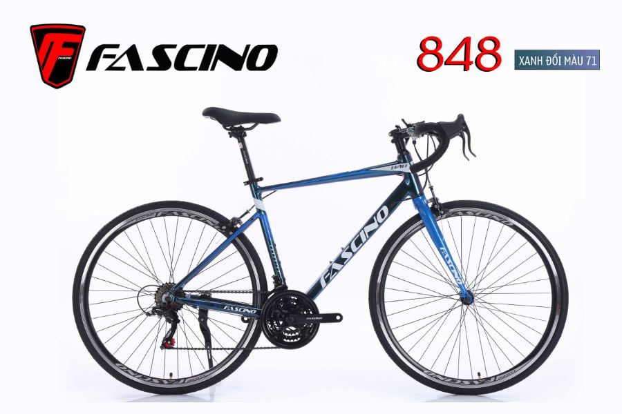 Xe đạp đua Fascino 848 giảm giá 555K 33 Xe đạp đua Fascino 848 Màu Xanh đổi Màu 71