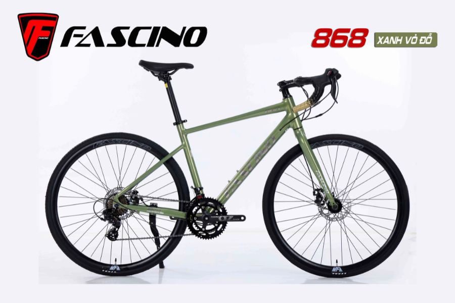 Xe đạp đua Fascino 868 giảm giá tốt 800K 27 Xe đạp đua Fascino 868 Màu Xanh Vỏ đỗ