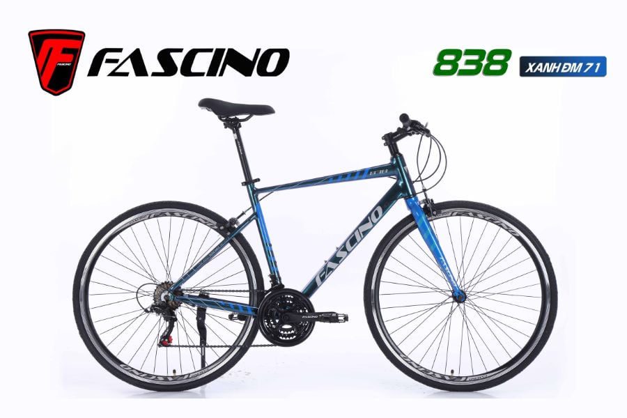 Xe đạp Touring Fascino 838 giảm giá 300K + kèm khuyến mãi 43 Xe đạp Touring Fascino 838 Màu Xanh đổi Màu 71