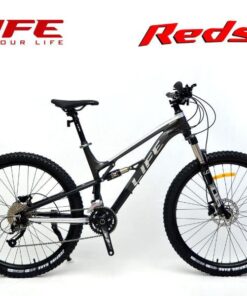 Xe đạp địa hình Life Reds xe địa hình 2 phuộc nhún giảm giá 500K 25 Xe đạp Life Reds Màu Bạc Ghi