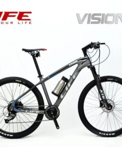 Xe đạp điện Trợ Lực Life Vision Màu Ghi Xanh