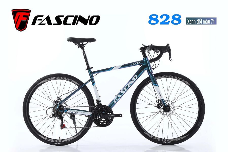 Xe đạp đua Fascino 828 giảm giá 500K 36 Xe đạp đua Fascino 828 Xanh đổi Màu