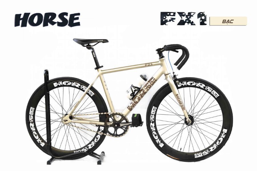 Xe đạp fixed gear Horse FX1 hàng xịn giảm giá 299K 43 Xe đạp Fixed Gear Horse Fx1 Màu Bạc