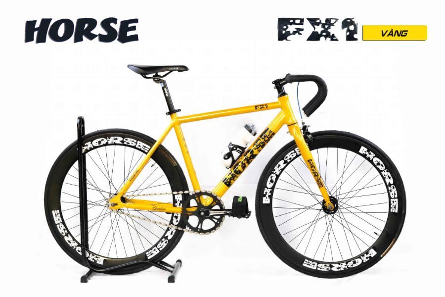 Xe đạp fixed gear Horse FX1 hàng xịn giảm giá 299K 39 Xe đạp Fixed Gear Horse Fx1 Màu Vàng
