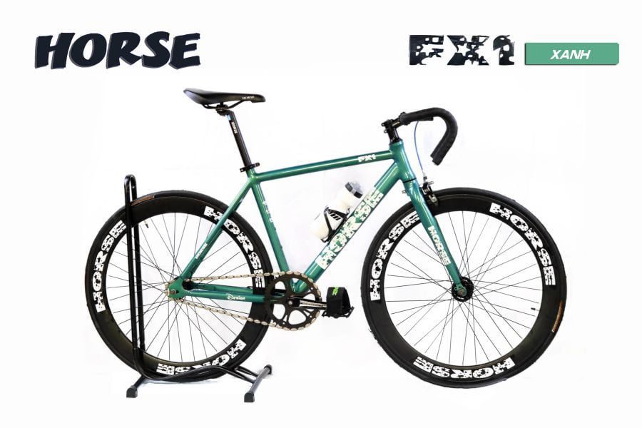 Xe đạp fixed gear Horse FX1 hàng xịn giảm giá 299K 38 Xe đạp Fixed Gear Horse Fx1 Màu Xanh