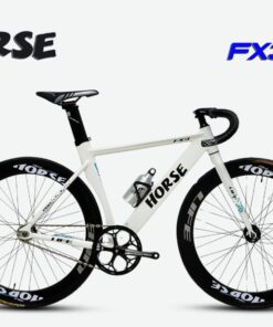 Xe đạp Fix Gear Horse FX3 giảm giá 330K 27 Xe đạp Fixed Gear Horse Fx3 Màu Trắng Xanh