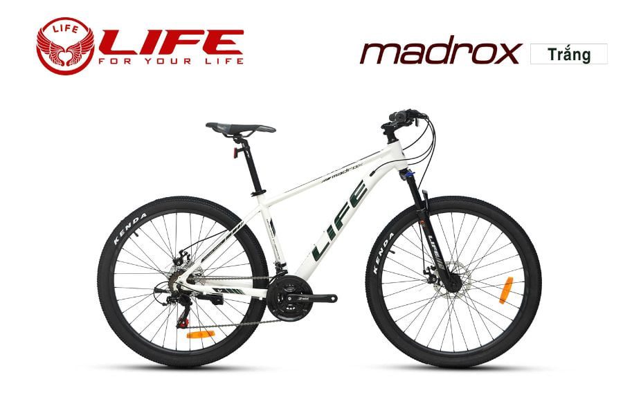 Xe đạp địa hình Life MADROX giảm giá 329K 43 Xe đạp Life Madrox Trắng