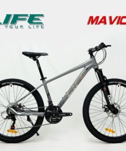 Xe đạp địa hình Life MAVIC chính hãng giảm giá 290K 40 Xe đạp Life Mavic Màu Ghi đen