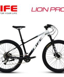 Xe đạp Lion Pro đen Trắng