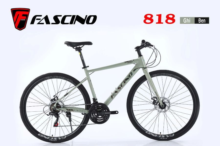 Xe đạp touring Fascino 818 giảm giá 299K 25 Xe đạp Touring Fascino 818 Màu Ghi đen