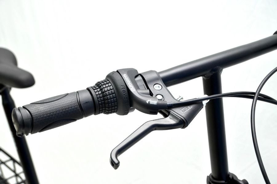 Xe đạp gấp Fascino FD 25 chuẩn giảm giá 500K 45 Tay đề Xe đạp Gấp Fascino Fd25