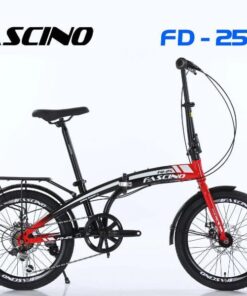 Xe đạp Gấp Fascino Fd25 Màu đỏ đen