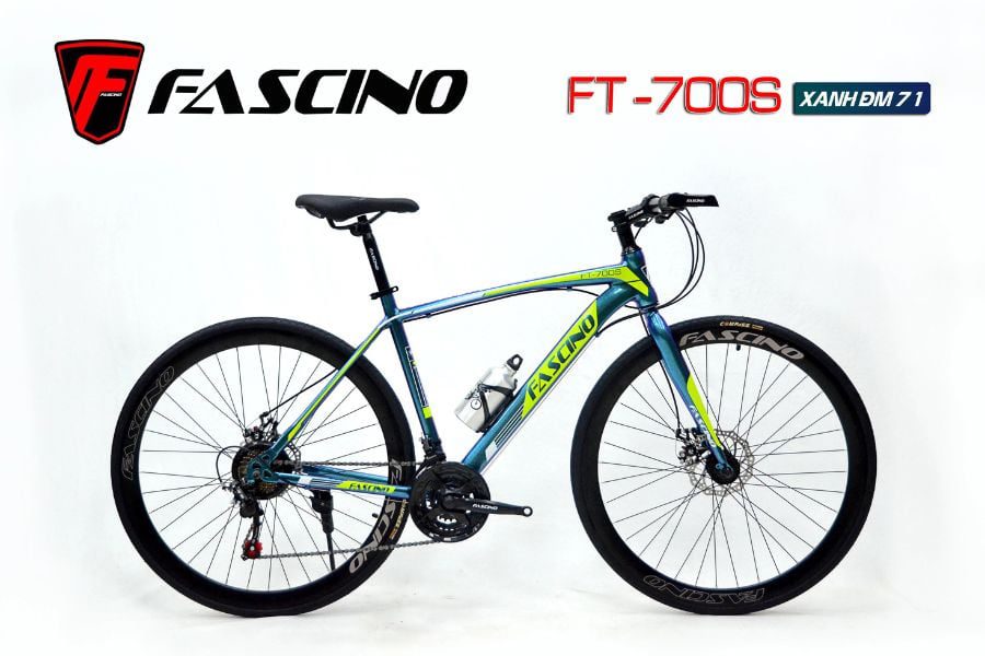Xe đạp touring Fascino FT 700S giảm giá 250K 42 Xe đạp Touring Fascino Ft-700s Màu Xanh đổi Màu 71