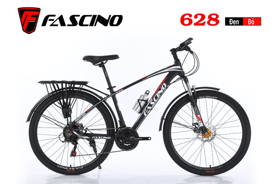 Xe đạp địa hình Fascino 628 giảm giá 500K 33 Xe đạp địa Hình Fascino 628 Màu đen đỏ