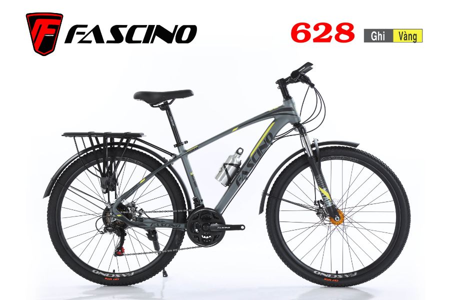 Xe đạp địa hình Fascino 628 giảm giá 500K 32 Xe đạp địa Hình Fascino 628 Màu Ghi Vàng