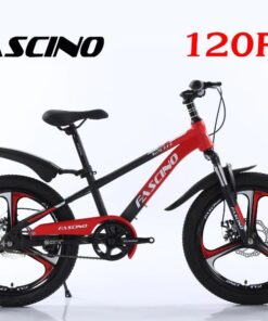 Xe đạp địa hình trẻ em Fascino 120R giảm giá 220K 25 Xe đạp đia Hình Trẻ Em Fascino 120r Vành đúc Màu đen đỏ