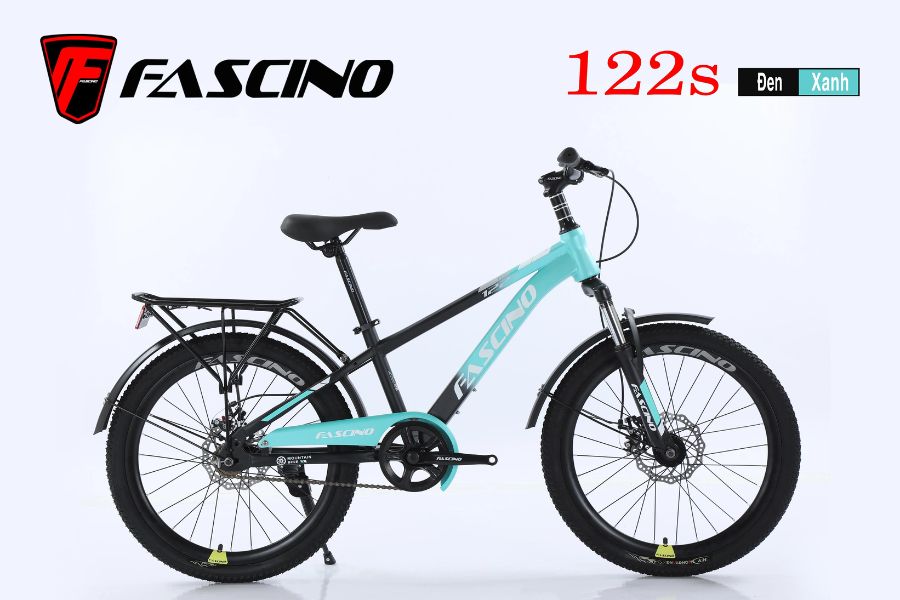 Xe đạp địa hình trẻ em Fascino 122S giảm giá 200K 30 Xe đạp đia Hình Trẻ Em Fascino 122s Màu đen Xanh