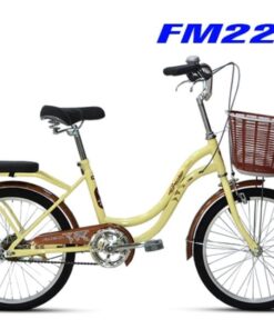 Xe đạp Mini Nữ Fascino Fm20 Màu Vàng Cafe