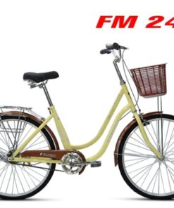 Xe đạp Mini Nữ Fascino Fm24 Màu Vàng Cafe