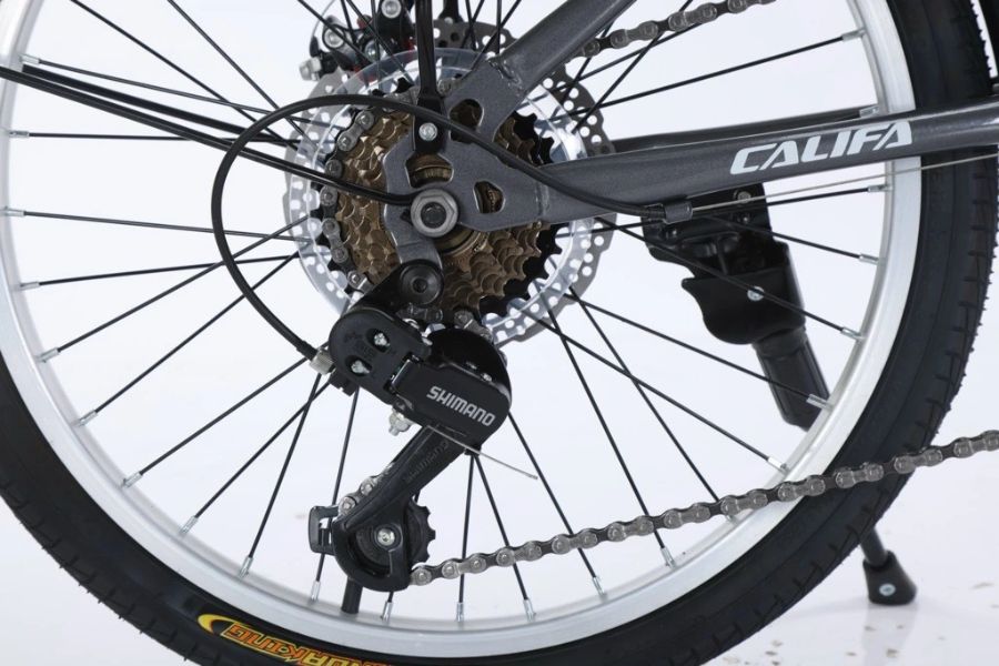 Xe đạp gấp Califa CG20 bản 2024 siêu giảm giá 250k 24 Củ đề Sau Xe đạp Gấp Califa Cg20 Bản 2024