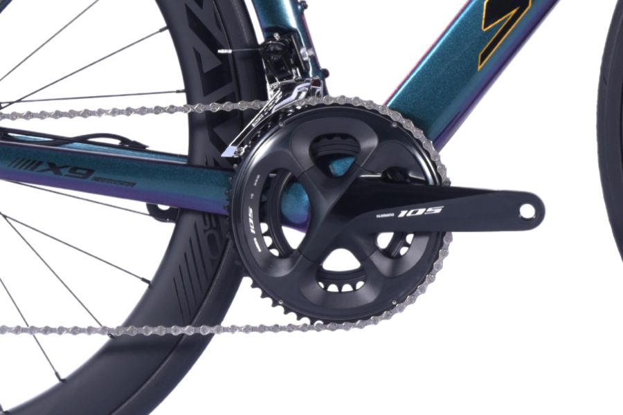 Xe đạp đua Sava X9.7 R7020 chính hãng giảm giá 3M 57 Đùi đĩa Và Củ đề Xe đạp đua Sava X9.7 R7020