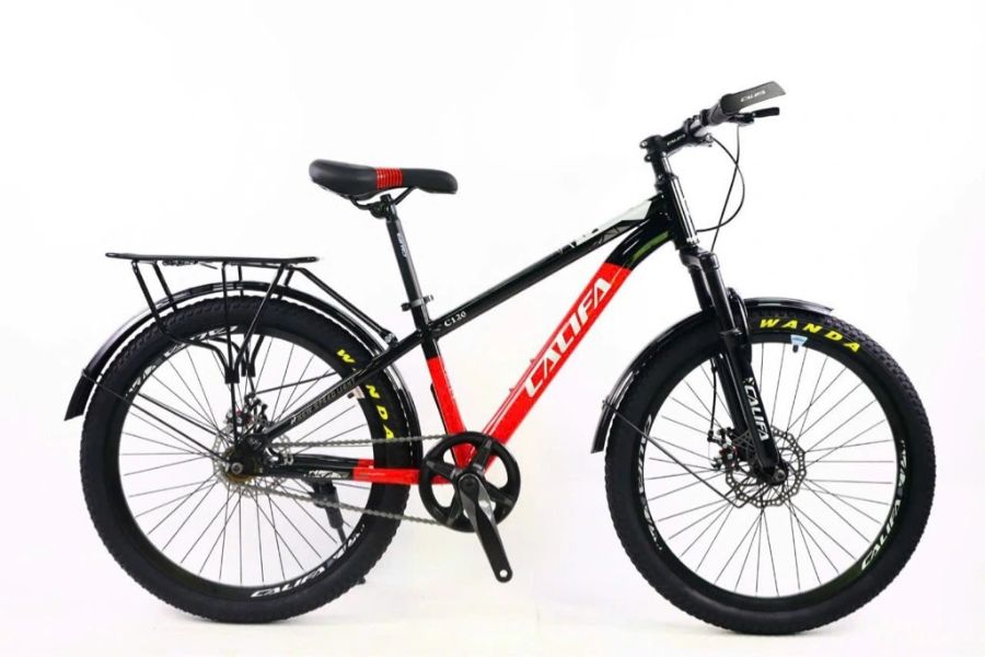 Xe đạp địa hình Califa C120 bánh 24inch giảm giá 120K 15 Xe đạp địa Hình Califa C120 Màu đen đỏ