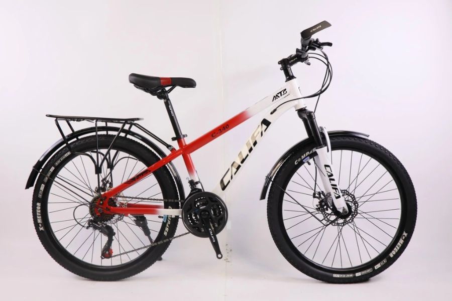 Xe đạp địa hình Califa C240 bánh 24inch giảm giá 135K 14 Xe đạp địa Hình Califa C240 Màu đỏ Trắng