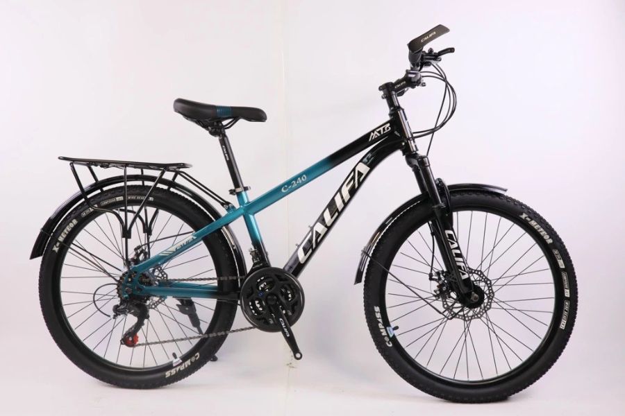 Xe đạp địa hình Califa C240 bánh 24inch giảm giá 135K 12 Xe đạp địa Hình Califa C240 Màu Xanh đen