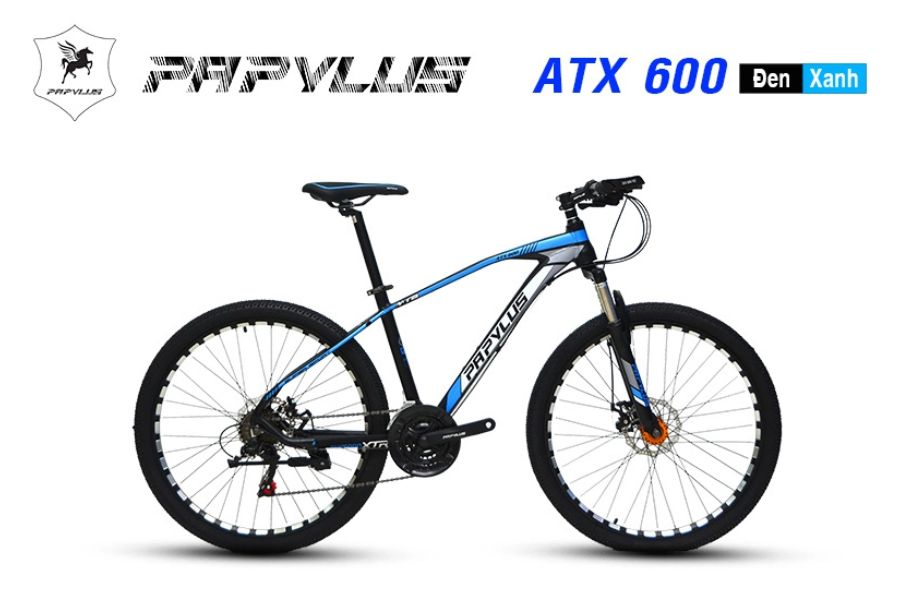 Xe đạp địa hình PaPylus ATX600 giảm giá + quà khuyến mãi 61 Xe đạp địa Hình Papylus Atx600 Màu đen Xanh