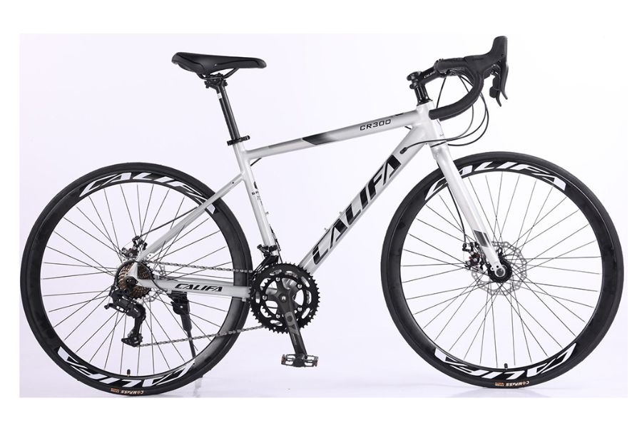 Xe đạp đua Califa CR300 giảm giá 290K + quà tặng 19 Xe đạp đua Califa Cr300 Màu Xám đen