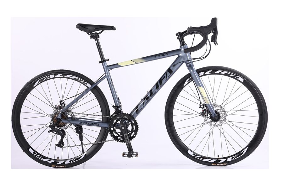 Xe đạp đua Califa CR300 giảm giá 290K + quà tặng 18 Xe đạp đua Califa Cr300 Màu Xám Vàng