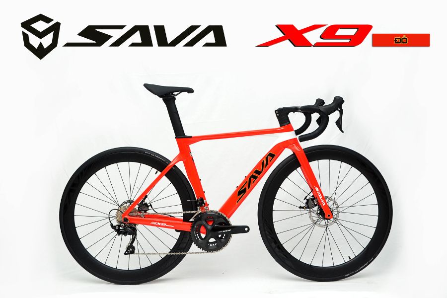Xe đạp đua Sava x9.2 giảm giá 3M 50 Xe đạp đua Sava X9.2 Màu đỏ