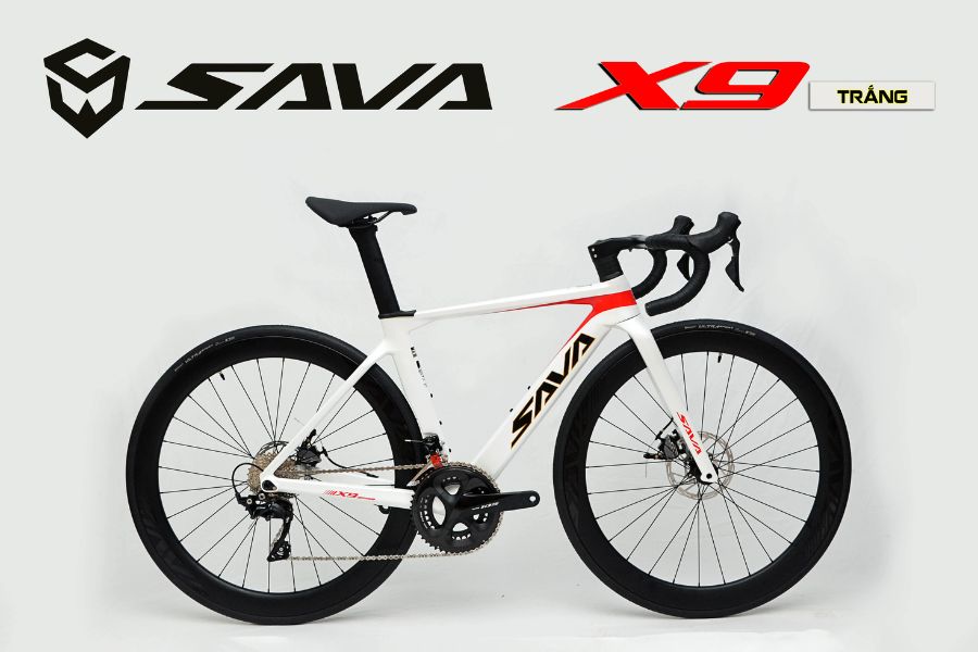 Xe đạp đua Sava x9.2 giảm giá 3M 51 Xe đạp đua Sava X9.2 Màu Trắng