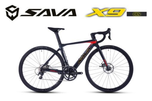 Xe đạp đua Sava X9.5 đen đỏ