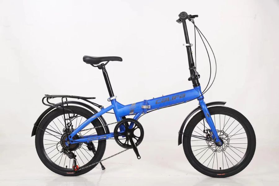 Xe đạp gấp Califa CG20D siêu gọn giảm ngay 300K 27 Xe đạp Gấp Califa Cg20 D Màu Xanh