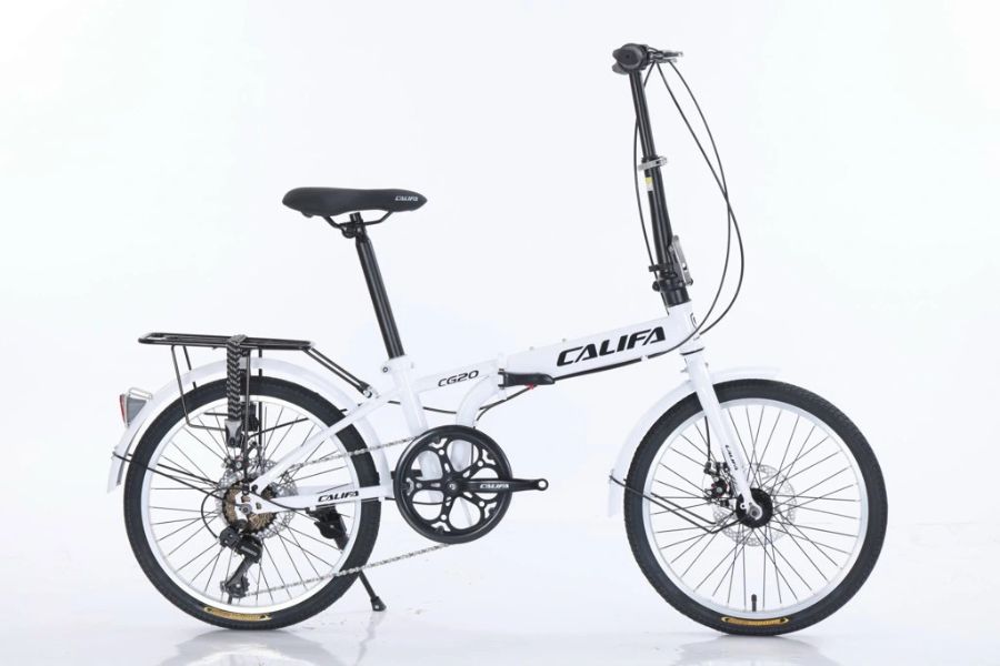 Xe đạp gấp Califa CG20 bản 2024 siêu giảm giá 250k 21 Xe đạp Gấp Califa Cg20 Bản 2024 Màu Trắng