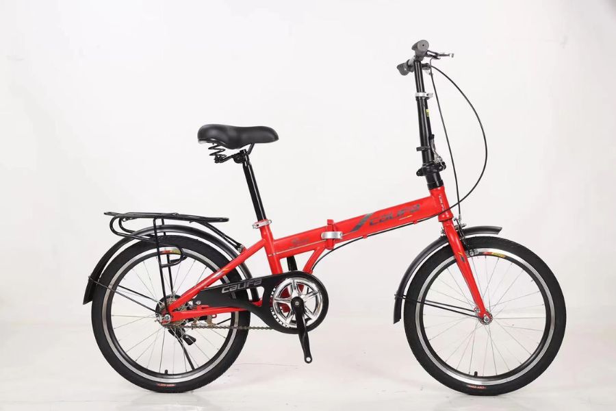 Xe đạp gấp Califa CG20 chính hãng giảm 250K 27 Xe đạp Gấp Califa Cg20 Màu đỏ