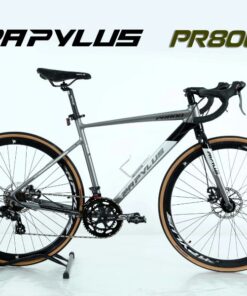 Xe đạp đua Papylus PR800 tay đề lắc Shimano giảm giá + quà tặng 41 Xe đạp đua Papylus Pr800 Màu Ghi đen