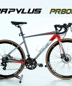 Xe đạp đua Papylus PR800 tay đề lắc Shimano giảm giá + quà tặng 40 Xe đạp đua Papylus Pr800 Màu Ghi đỏ