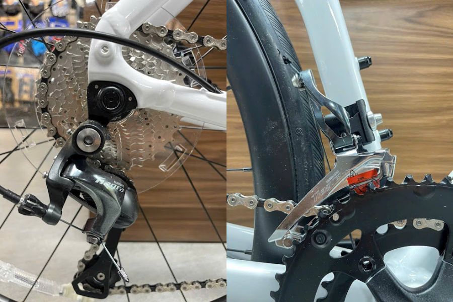 Xe đạp đua Giant Pcr Ltd 1 bản 2025 giảm hơn 2 triệu 58 Củ đề Trước Và Củ đề Sau Xe đạp đua Giant Pcr Ltd 1 Bản 2025