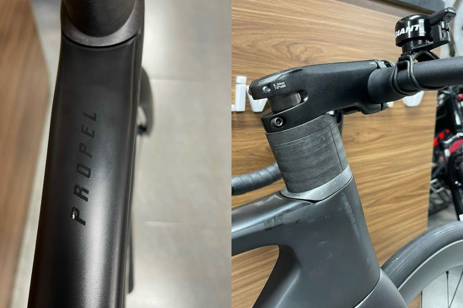 Xe đạp đua Giant ProPel Adv 1 bản 2024 giảm giá 5M 33 Khung Và Cổ Xe đạp đua Giant Propel Adv Pro 1 Bản 2024