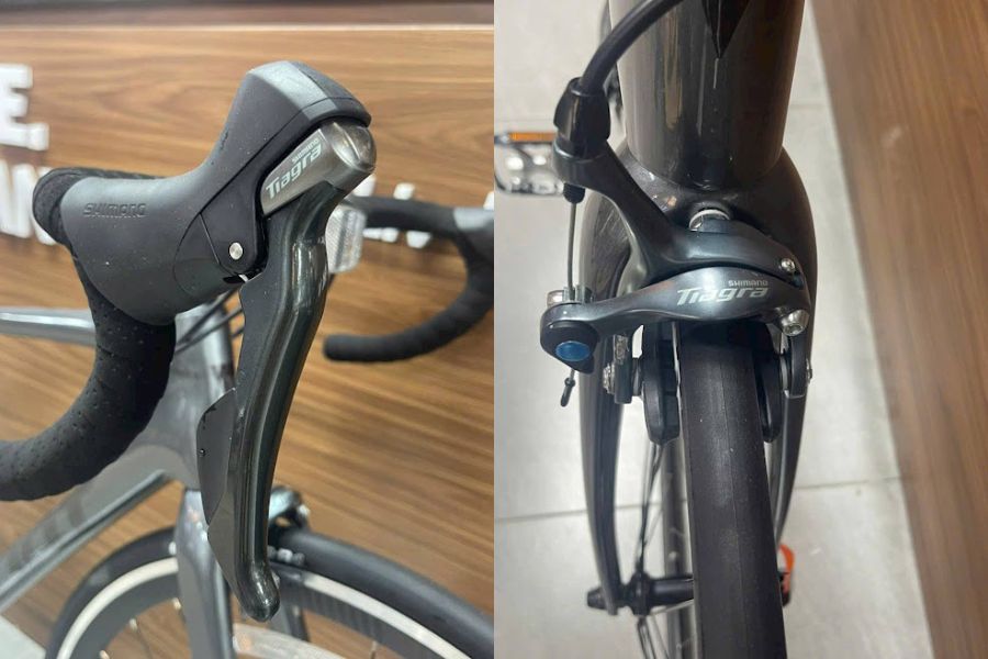 Xe đạp đua Giant TCR ADV 3-GC bản 2025 giảm 3M 21 Tay đề Và Cụm Phanh Xe đạp Giant Tcr Adv 3-gc Bản 2025