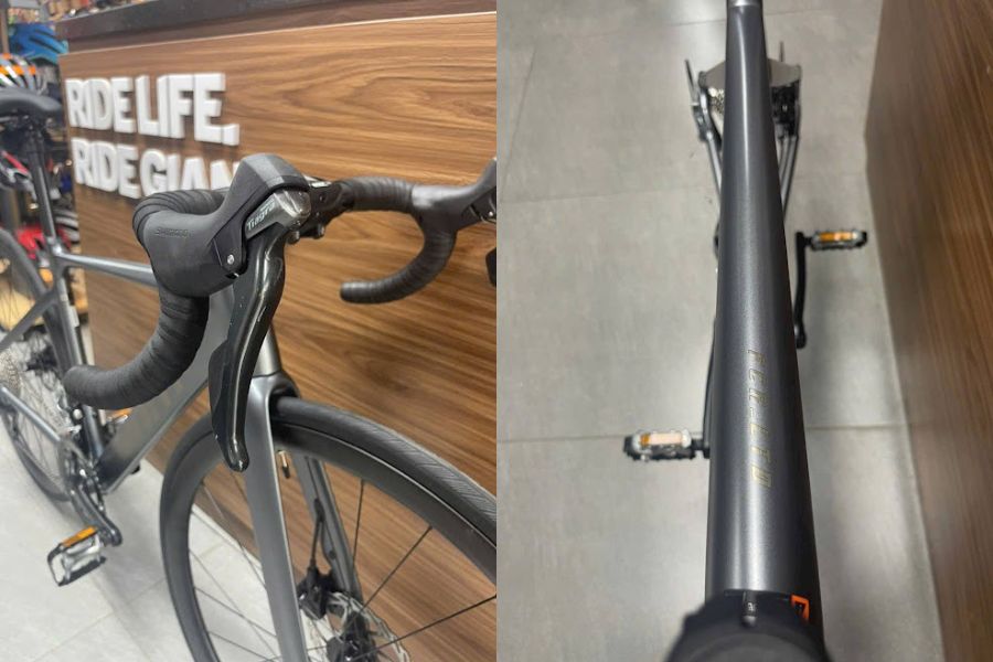 Xe đạp đua Giant Pcr Ltd 1 bản 2025 giảm hơn 2 triệu 50 Tay đề Và Khung Xe đạp đua Giant Pcr Ltd 1 Bản 2025