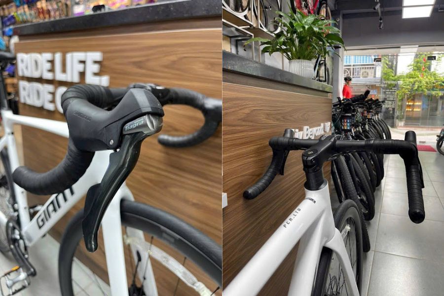 Xe đạp đua Giant Pcr Ltd 1 bản 2025 giảm hơn 2 triệu 55 Tay đề Và Tay Lái Xe đạp đua Giant Pcr Ltd 1 Bản 2025