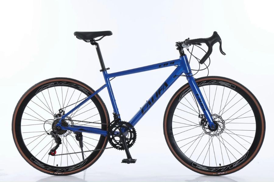 Xe đạp đua Califa CR9 giảm giá + quà tặng 24 Xe đạp đua Califa Cr9 Màu Xanh