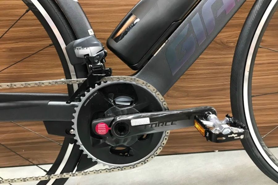 Xe đạp đua Giant Trinity Adv Pro 1 bản 2022 có KM + giảm giá 33 Đùi đĩa Và Củ đề Trước Xe đạp đua Giant Trinity Adv Pro 1 Bản 2022