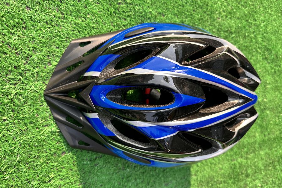 Mũ bảo hiểm xe đạp HM338 xedapso 38 Mũ Bảo Hiểm Xe đạp Hm338 Màu đen Xanh